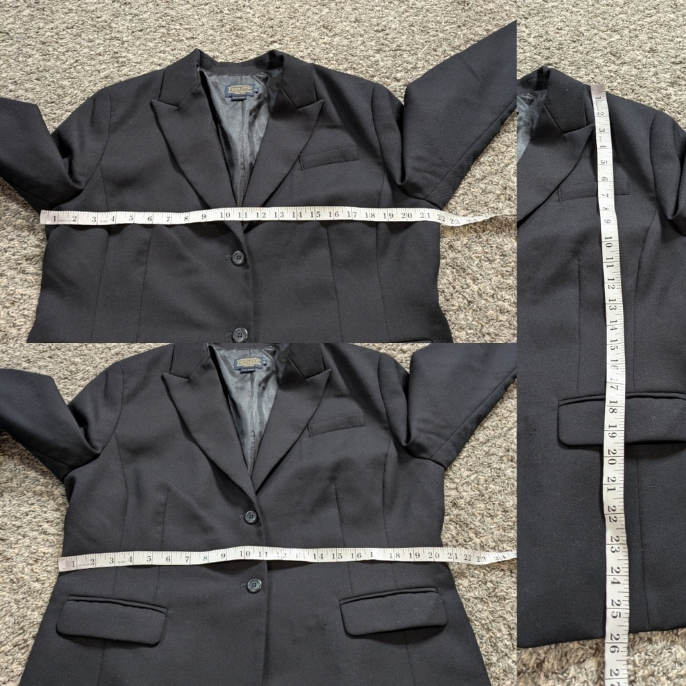 Pendleton Black Wool Lightweight Professional Car… - image 9